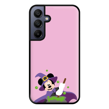 Wizard Mouse Halloween Phone Case for Galaxy A15