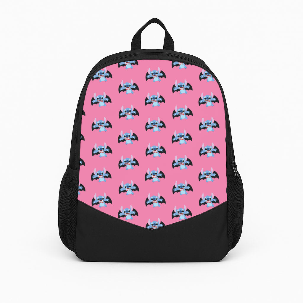 Vampire Alien Blue Pattern Halloween Backpack