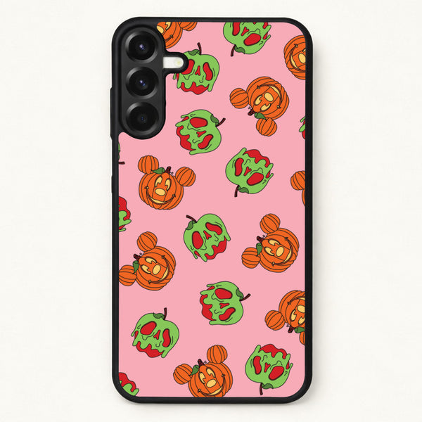 Pumpkin Mouse And Poison Apple Pattern Phone Case for Galaxy A17