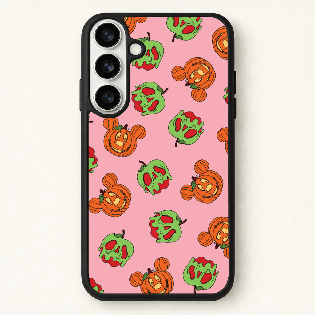Pumpkin Mouse And Poison Apple Pattern Phone Case for Galaxy S26 Plus