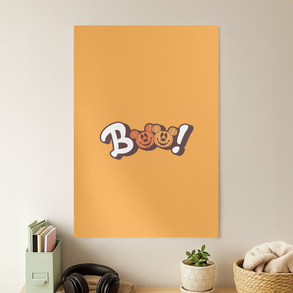 Pumkin Mouse Boo Poster