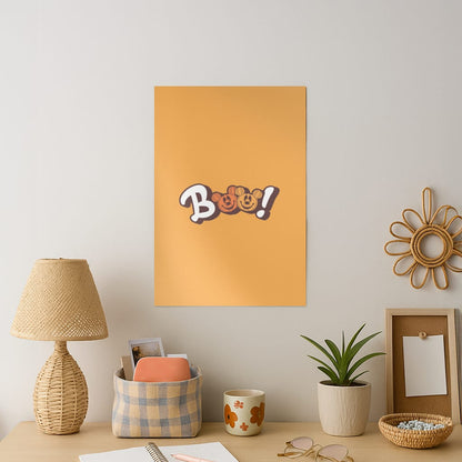Pumkin Mouse Boo Art Print