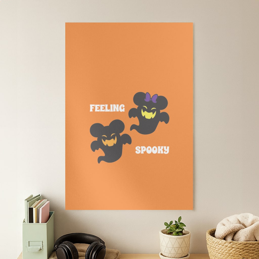 Feeling Spooky Mouse Ghosts Poster