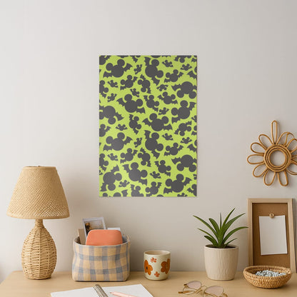 Mouse Bats Pattern Art Print