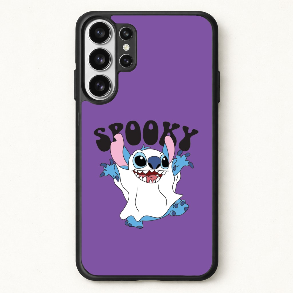 Spooky Cute Blue Alien Phone Case for Galaxy S26 Ultra