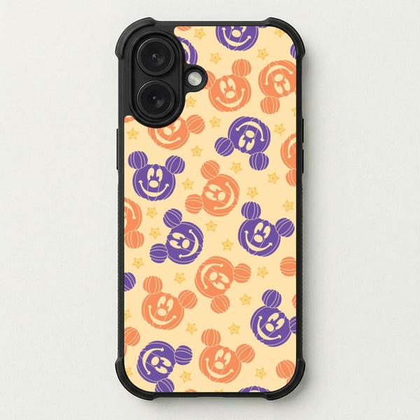Pumkin Mouse And Stars Pattern Phone Case — Bumper case