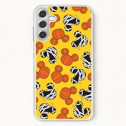 Pumpkin And Mummy Mouse Pattern Phone Case for Galaxy A17