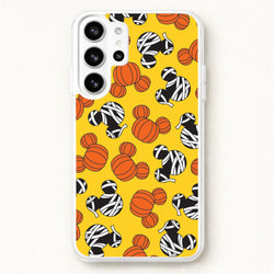 Pumpkin And Mummy Mouse Pattern Phone Case for Galaxy S26 Ultra