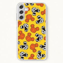 Pumpkin And Mummy Mouse Pattern Phone Case for Galaxy A57