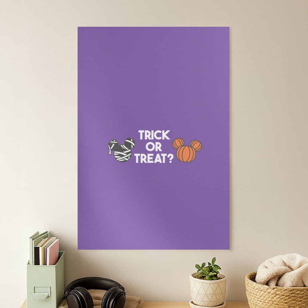 Trick Or Treat Mouse Poster