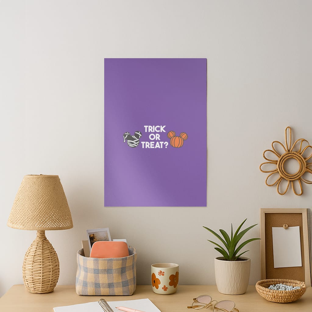 Trick Or Treat Mouse Art Print