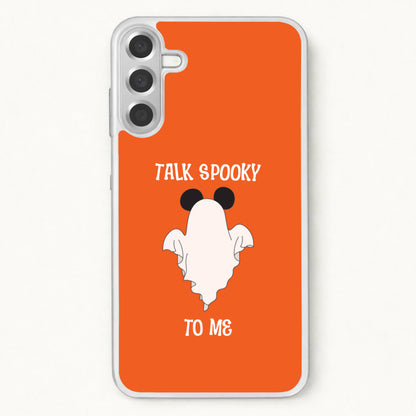 Talk Spooky To Me Mouse Ghost Phone Case for Galaxy A37