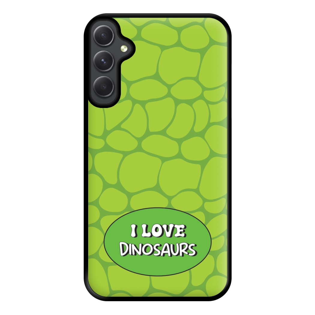 I Love Dinosaurs - Dinosaurs Phone Case for Galaxy A34