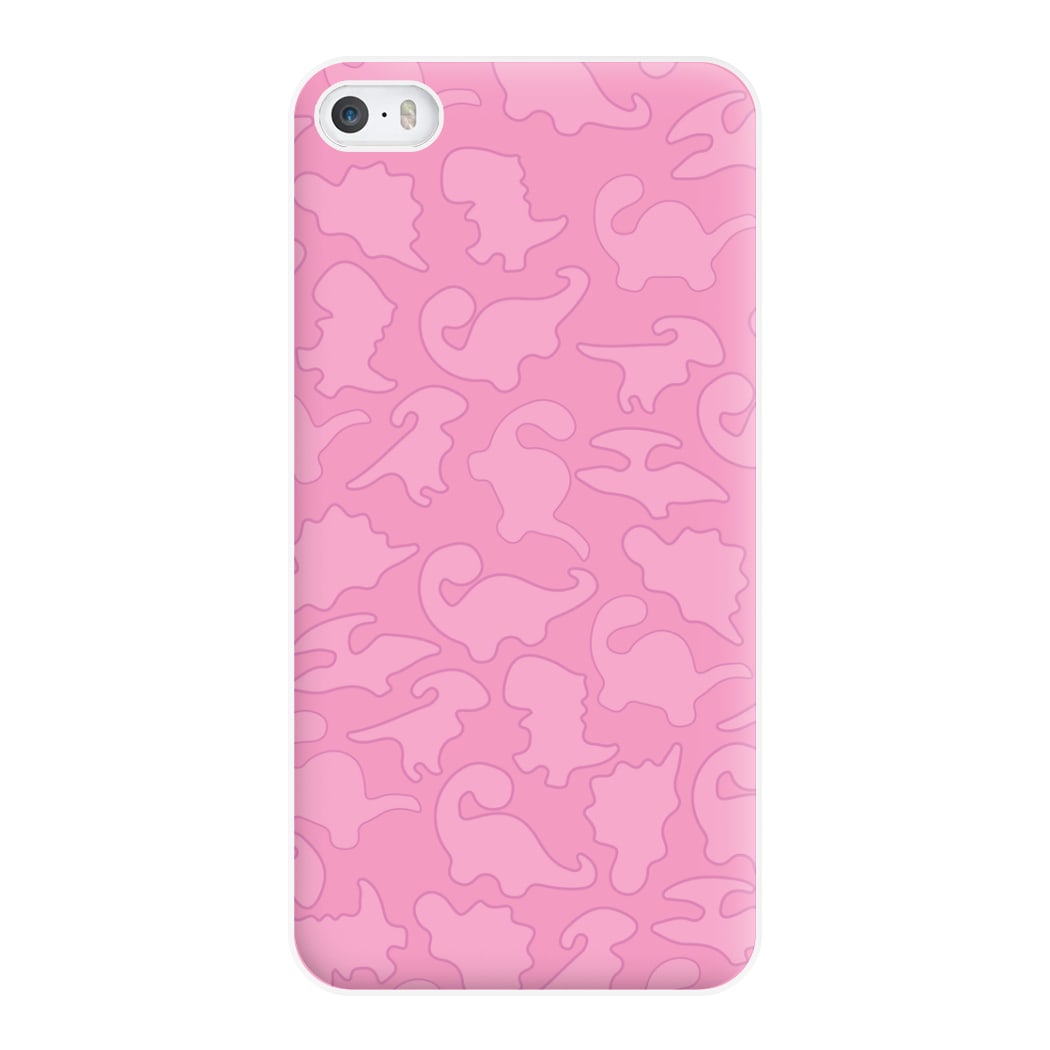 Pink Pattern - Dinosaurs Phone Case for iPhone 5 / 5s / SE 2016