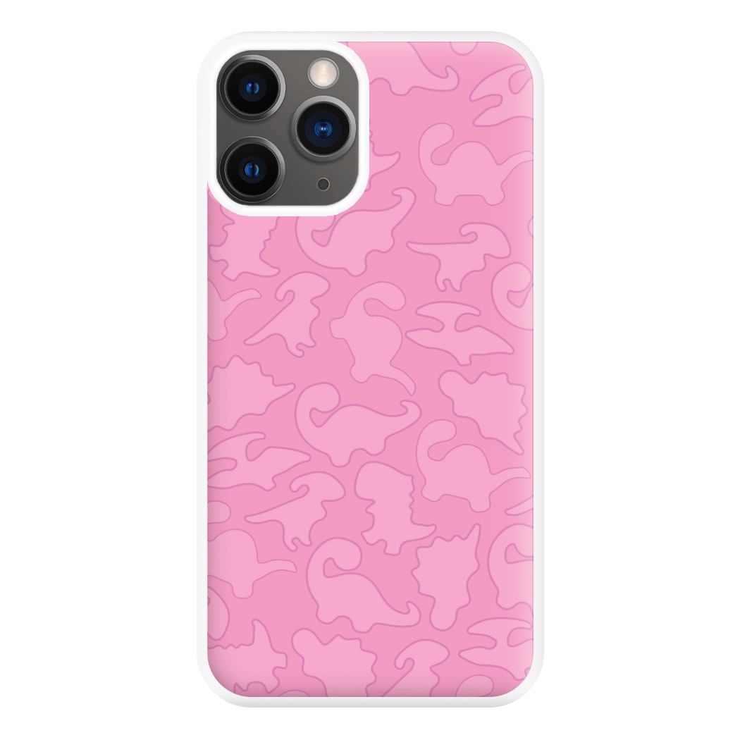 Pink Pattern - Dinosaurs Phone Case for iPhone 12 Pro Max