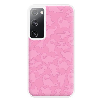 Pink Pattern - Dinosaurs Phone Case for Galaxy S20