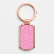 Pink Pattern - Dinosaurs Luxury Keyring 4