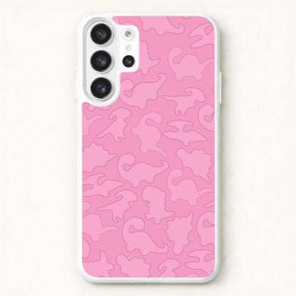 Pink Pattern - Dinosaurs Phone Case for Galaxy S26 Ultra