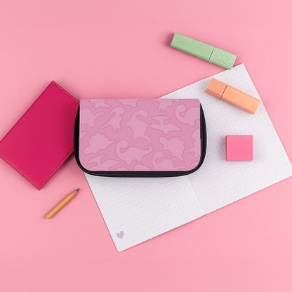 Pink Pattern - Dinosaurs Pencil Case