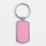 Pink Pattern - Dinosaurs Luxury Keyring 1