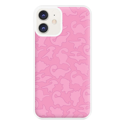 Pink Pattern - Dinosaurs Phone Case for iPhone 11