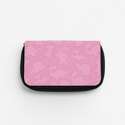 Pink Pattern - Dinosaurs Pencil Case