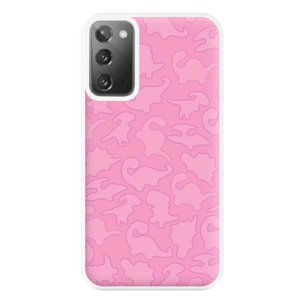 Pink Pattern - Dinosaurs Phone Case for Galaxy Note 20 Ultra