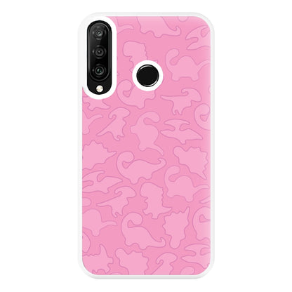 Pink Pattern - Dinosaurs Phone Case for Huawei P30 Lite