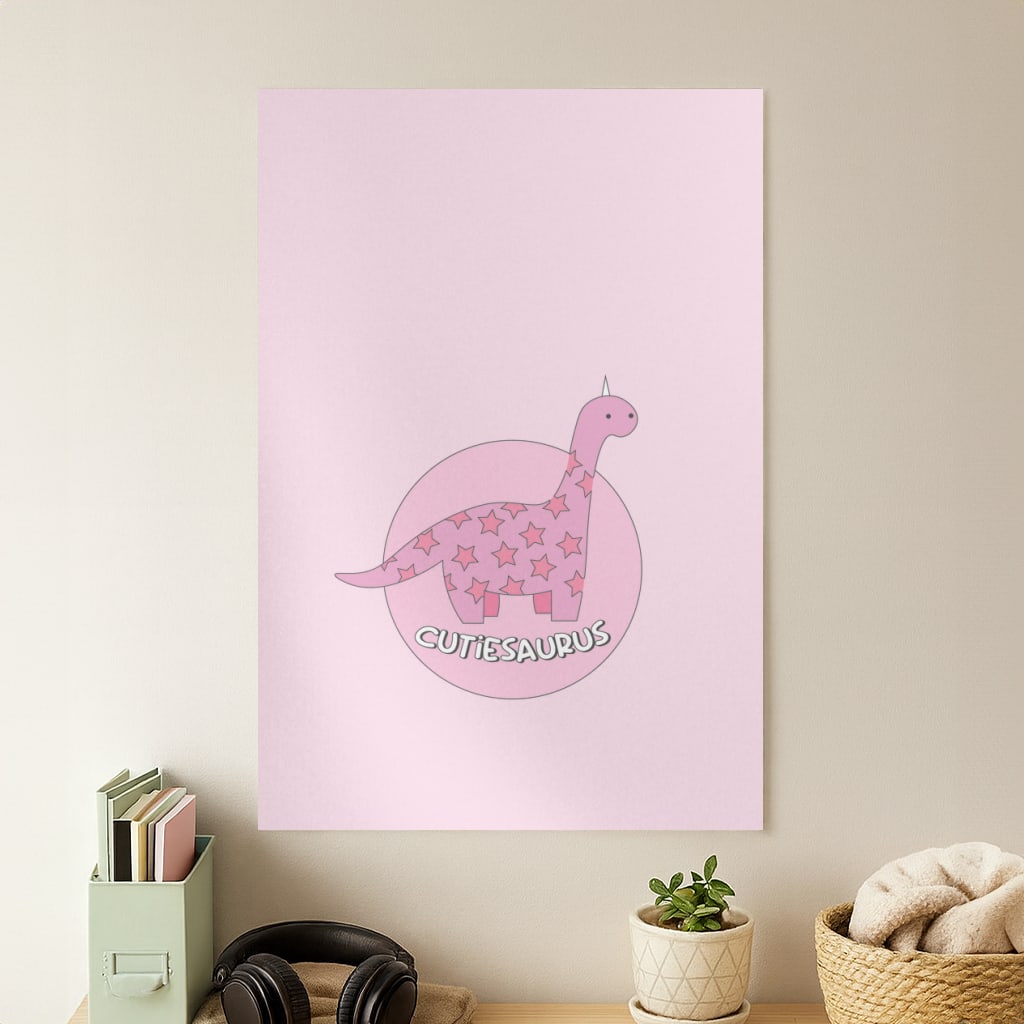 Cutiesaurus - Dinosaurs Poster