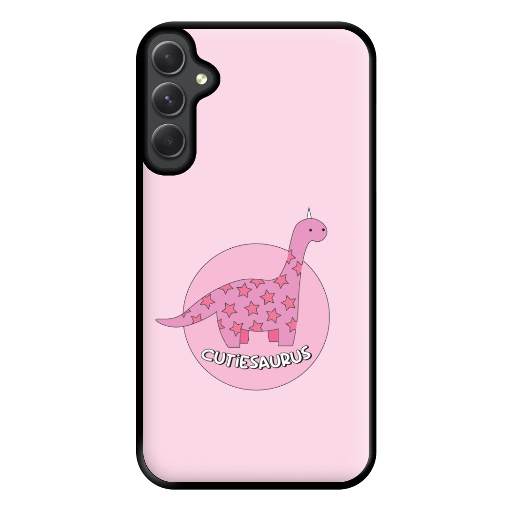 Cutiesaurus - Dinosaurs Phone Case for Galaxy A34