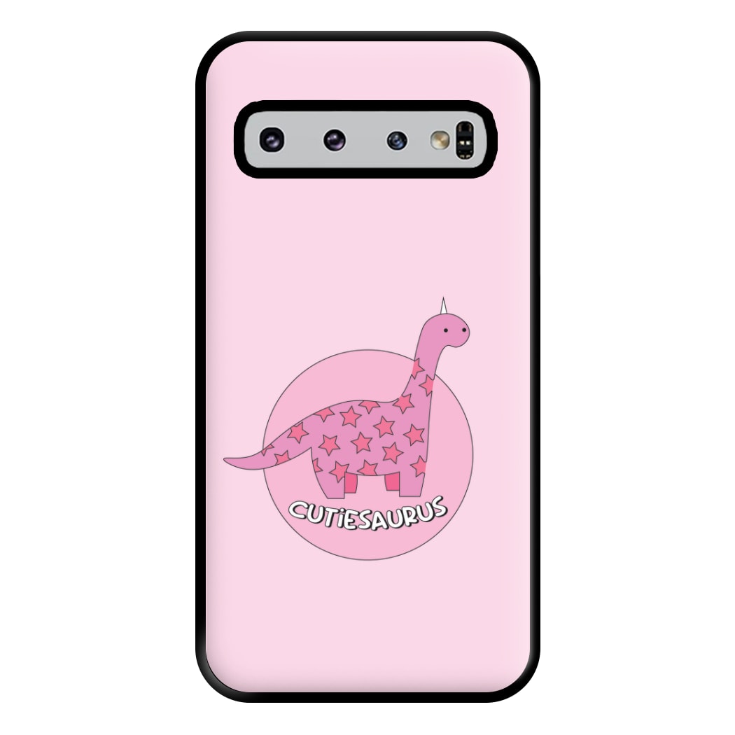 Cutiesaurus - Dinosaurs Phone Case for Galaxy S10 Plus