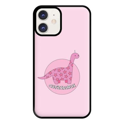 Cutiesaurus - Dinosaurs Phone Case for iPhone 12 / 12 Pro