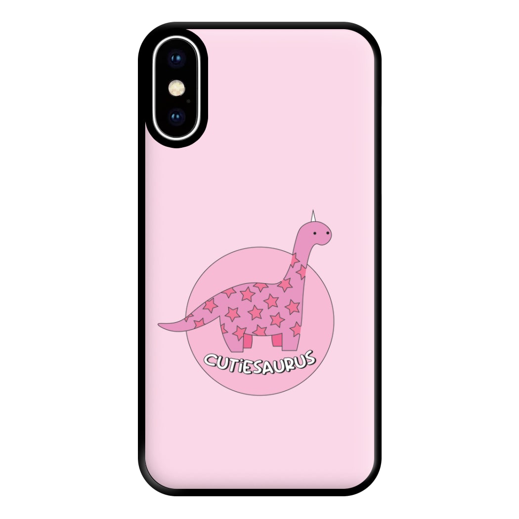 Cutiesaurus - Dinosaurs Phone Case for iPhone XS Max