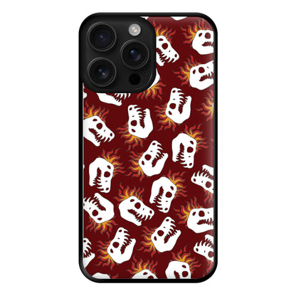 Bone Pattern - Dinosaurs Phone Case for iPhone 16 Pro Max