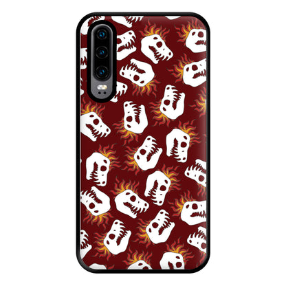 Bone Pattern - Dinosaurs Phone Case for Huawei P30