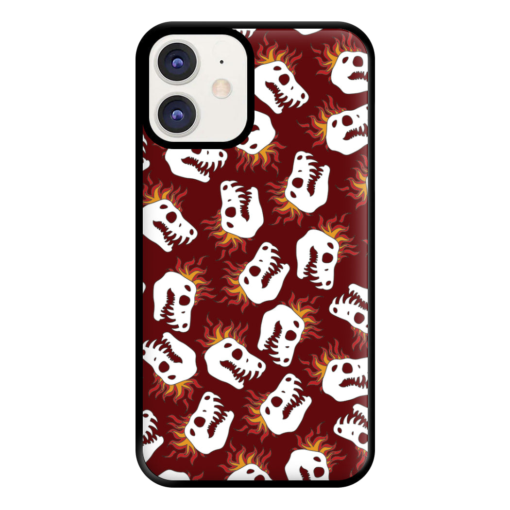 Bone Pattern - Dinosaurs Phone Case for iPhone 12 / 12 Pro