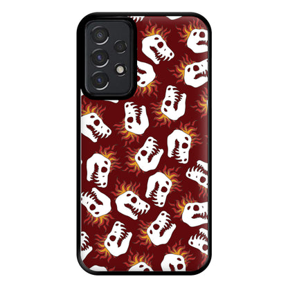 Bone Pattern - Dinosaurs Phone Case for Galaxy A52 / A52s