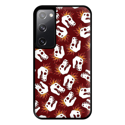 Bone Pattern - Dinosaurs Phone Case for Galaxy S20