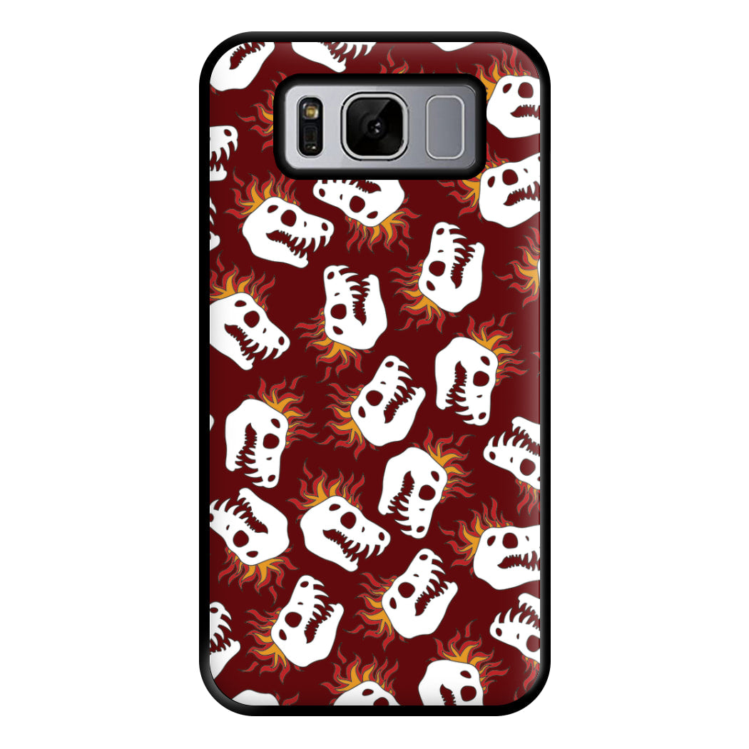 Bone Pattern - Dinosaurs Phone Case for Galaxy S8 Plus