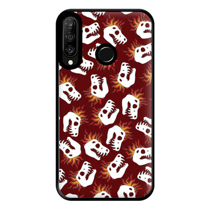 Bone Pattern - Dinosaurs Phone Case for Huawei P30 Lite