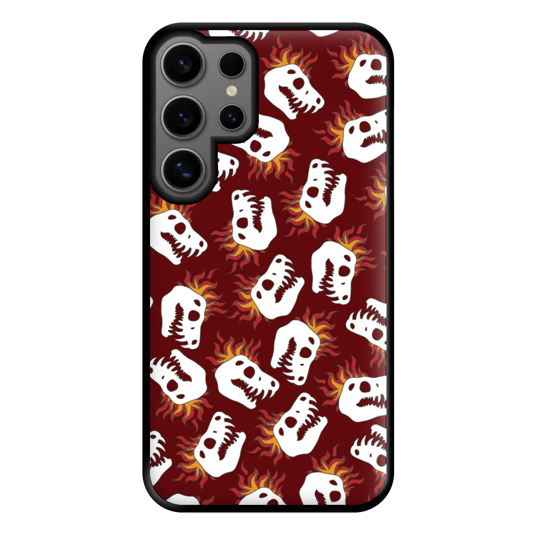 Bone Pattern - Dinosaurs Phone Case for Galaxy S24 Ultra