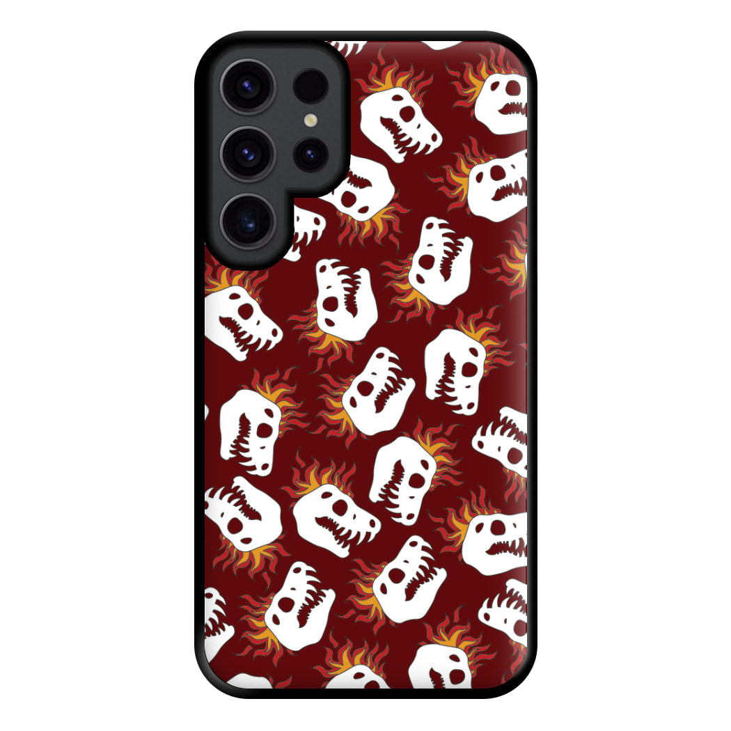 Bone Pattern - Dinosaurs Phone Case for Galaxy S23 Ultra