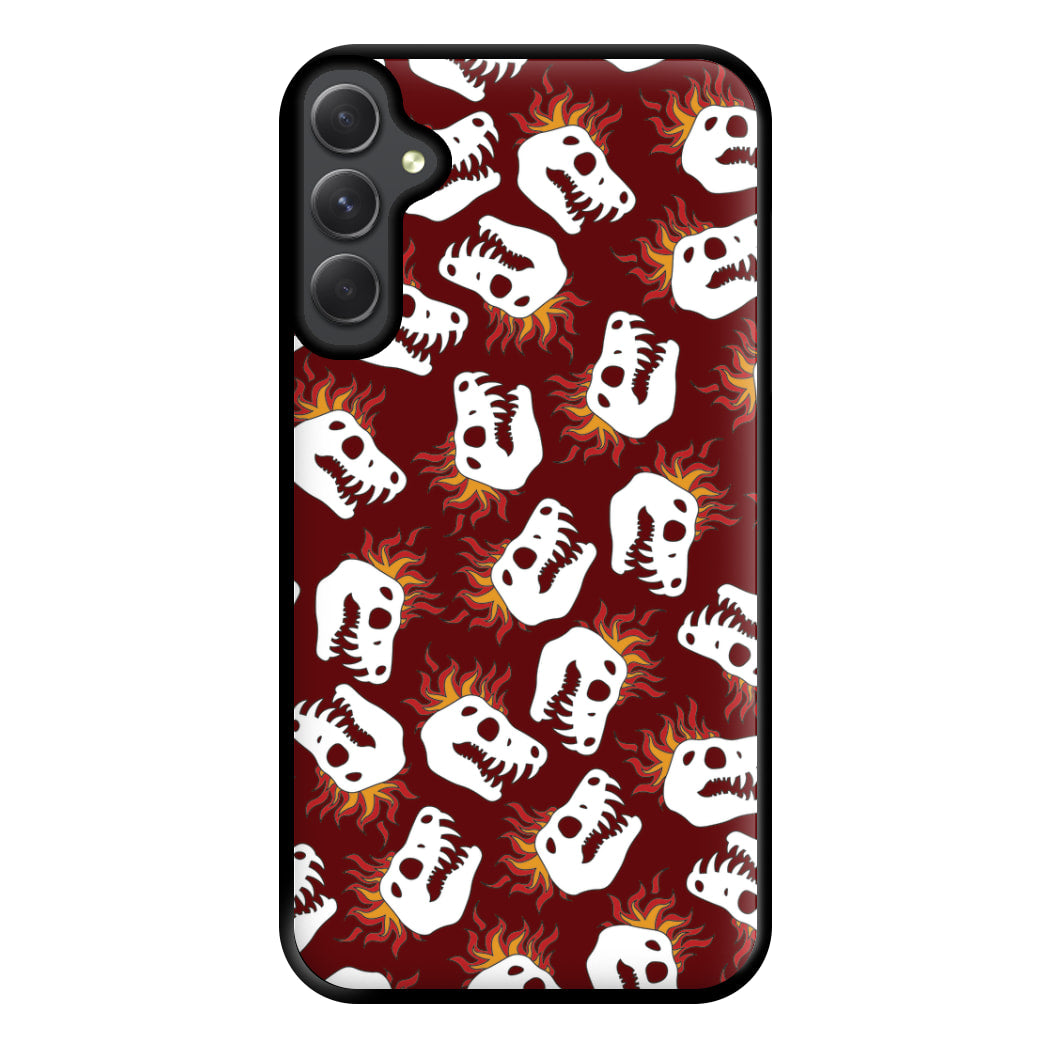 Bone Pattern - Dinosaurs Phone Case for Galaxy A54