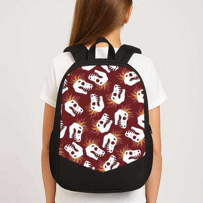 Bone Pattern - Dinosaurs Large School Bag