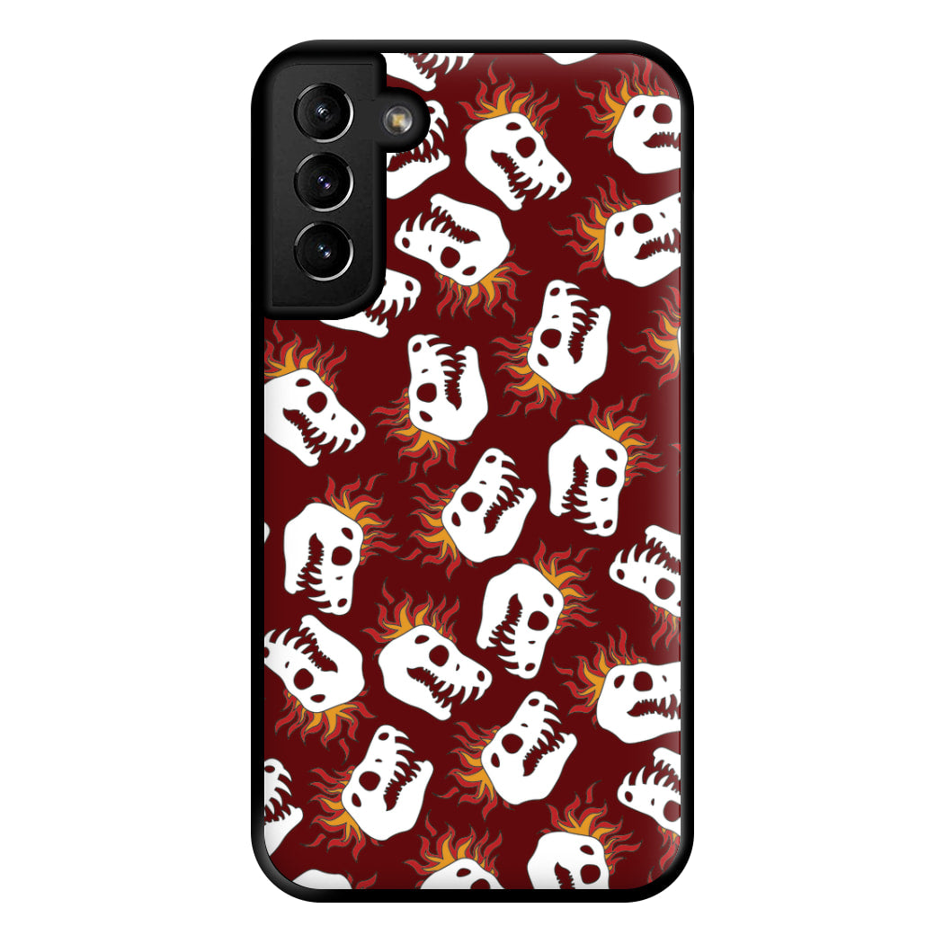 Bone Pattern - Dinosaurs Phone Case for Galaxy S21 Plus