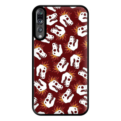 Bone Pattern - Dinosaurs Phone Case for Huawei P20 Pro