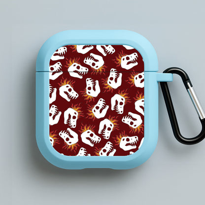 Bone Pattern - Dinosaurs Blue AirPods Case