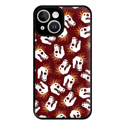 Bone Pattern - Dinosaurs Phone Case for iPhone 14