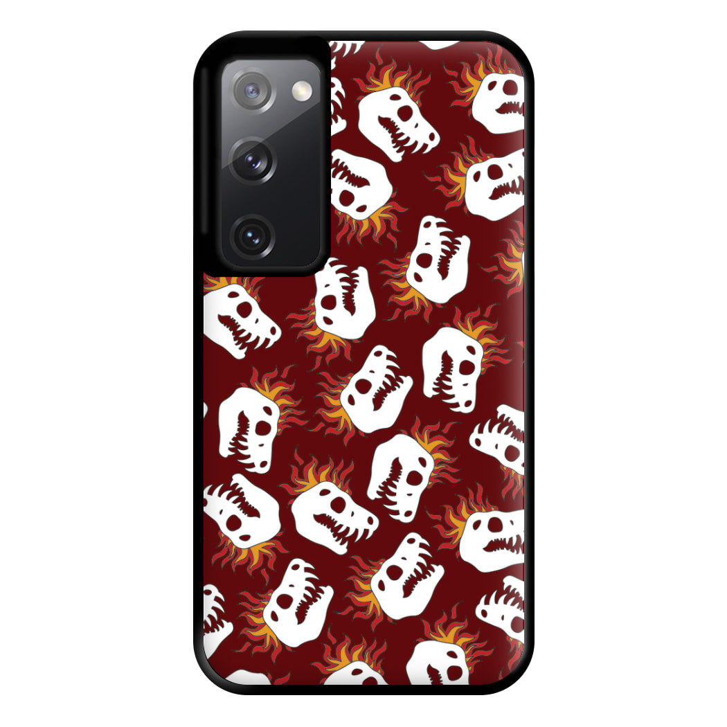 Bone Pattern - Dinosaurs Phone Case for Galaxy S20FE