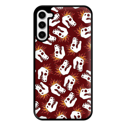 Bone Pattern - Dinosaurs Phone Case for Galaxy S23 Plus